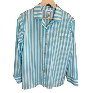 Lilly Pulitzer  long sleeve 100% cotton button down shirt, size small